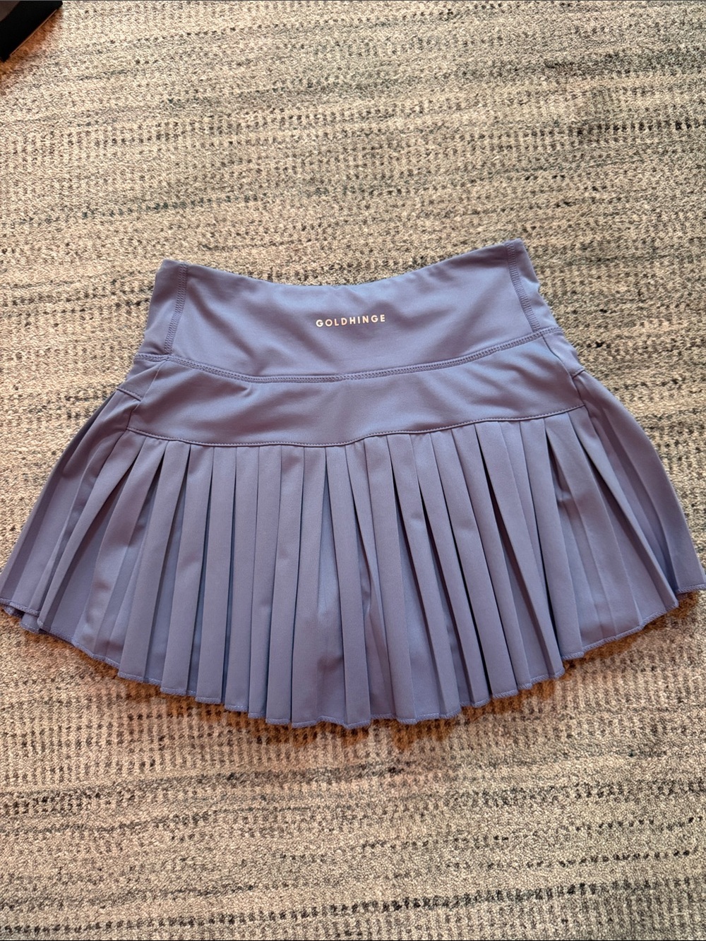 Goldhinge pleated mini tennis skirt lavender XS never worn